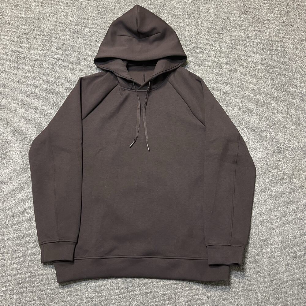 Lululemon Smooth Spacer Classic Fit Pullover Hoodie Brown Mens M LM3FDVS
